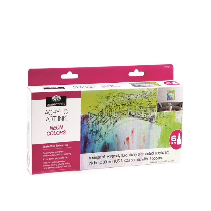 Royal &amp; Langnickel Acryltinten Neonfarben 6 x 30 ml — Bild 8