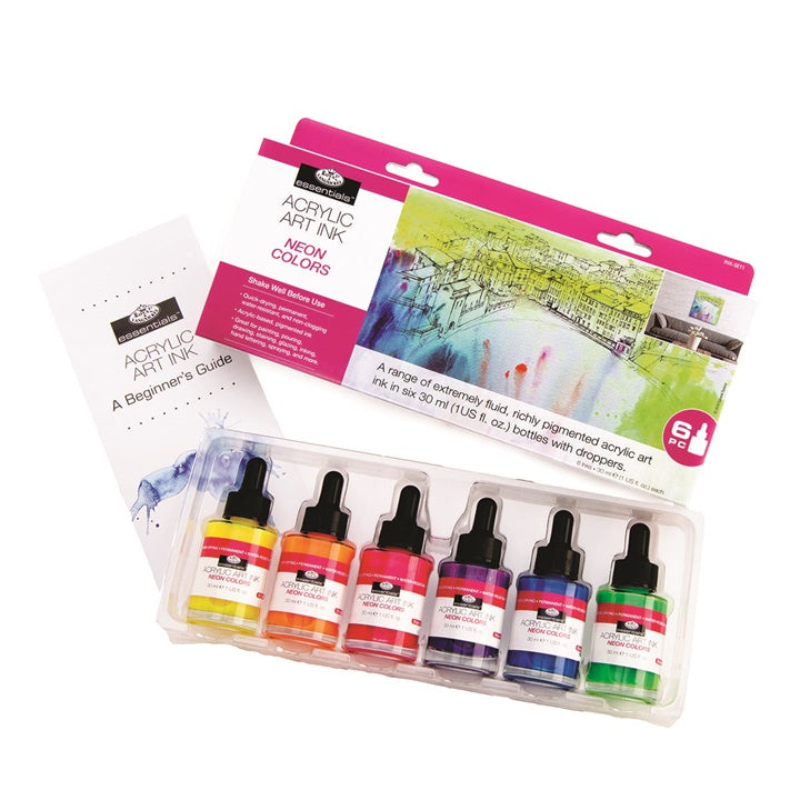 Royal &amp; Langnickel Acryltinten Neonfarben 6 x 30 ml — Bild 9