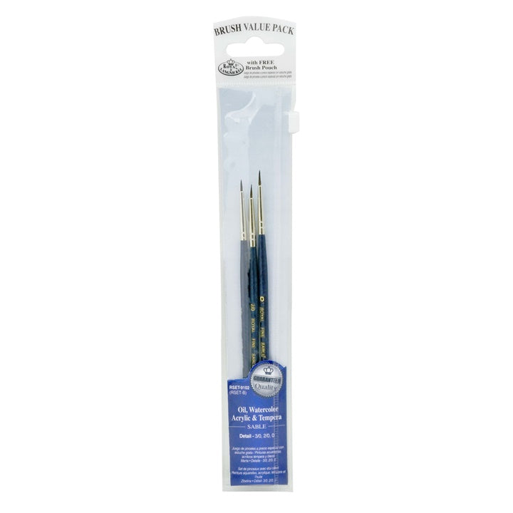 Royal and Langnickel Natural Detail Pinsel Set — Bild 1
