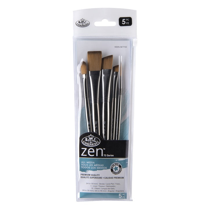 Royal and Langnickel Zen 73 Gemischtes Pinselset — Bild 1