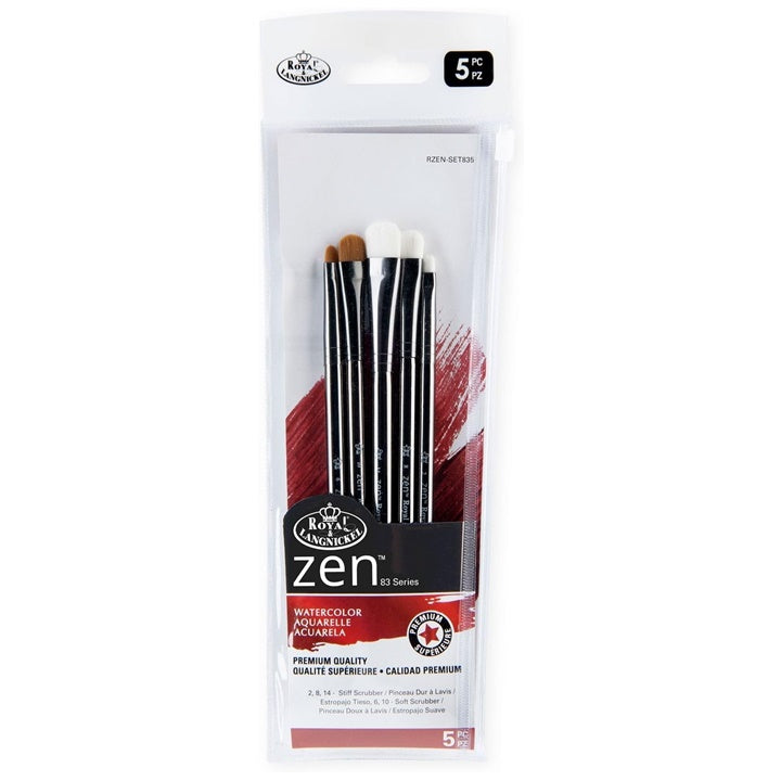 Royal and Langnickel Zen 83 Serie Aquarellpinsel Set - 5tlg. — Bild 3
