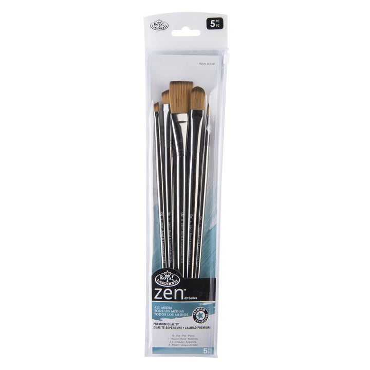Royal and Langnickel Zen Serie 43 Flachpinsel Set — Bild 1