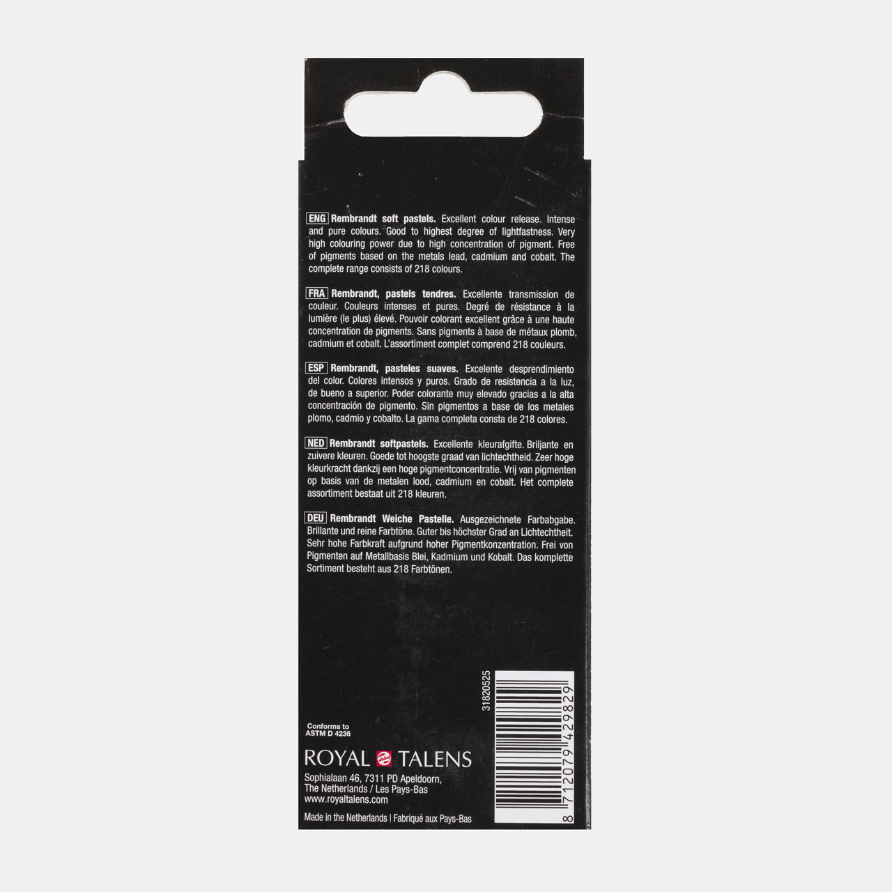 ROYAL TALENS Rembrandt Softpastelle Set Cool Greens 5er
