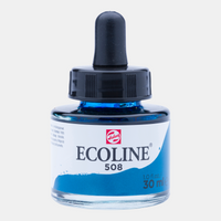 Ecoline Flüssig-Aquarellfarbe 30 ml – Prussian Blue