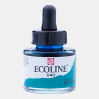 Ecoline Flüssig-Aquarellfarbe 30 ml – Bluish Green