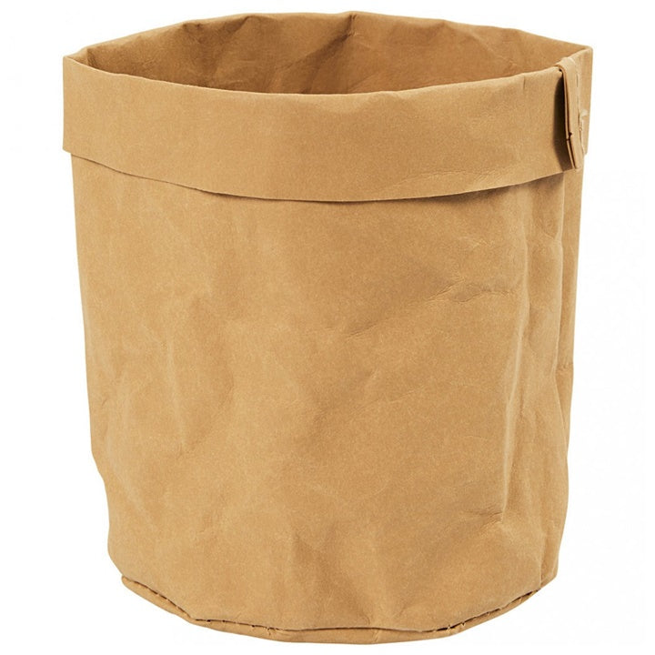Runde Tasche aus Papier-Kunstleder zum Gestalten — Bild 2