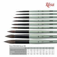 Runder Naturhaarpinsel ROSA OASIS 188 | verschiedene Größen — Bild 14