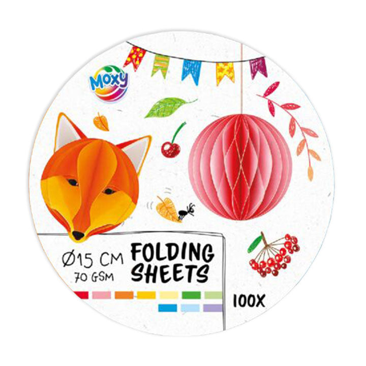 Rundes Faltpapier 15 cm — Bild 3