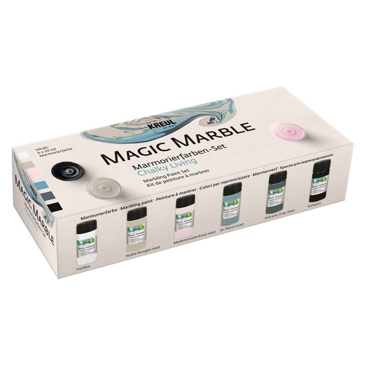 Kreul Magic Marble Chalky Marmorierfarben-Set 6x20 ml — Bild 2