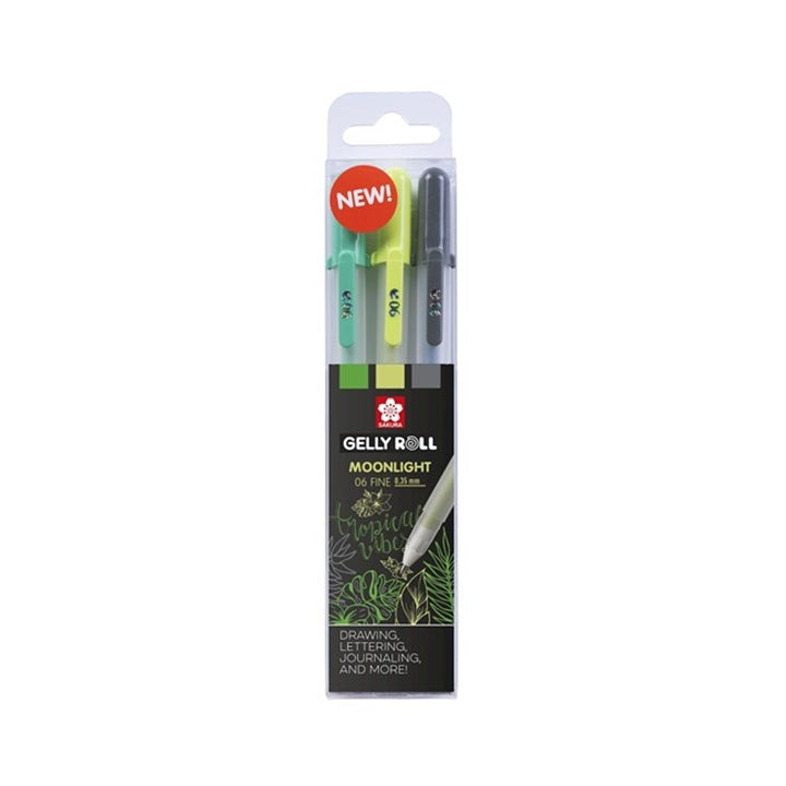 Sakura Gelly Roll MOONLIGHT Gelschreiber - 3er Set – botanic