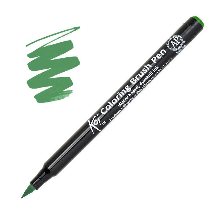 Sakura Koi Pinselstift mit flexibler Spitze für künstlerische Anwendungen ohne Wasser.