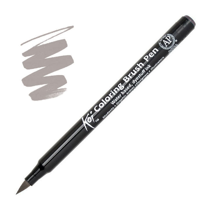 Sakura Koi Pinselstift mit wasserbasierter, lichtechter Tinte für feine Linien und breite Striche.
