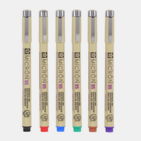 Sakura Pigma Micron 05 Fineliner 0,45 mm – 6er-Set