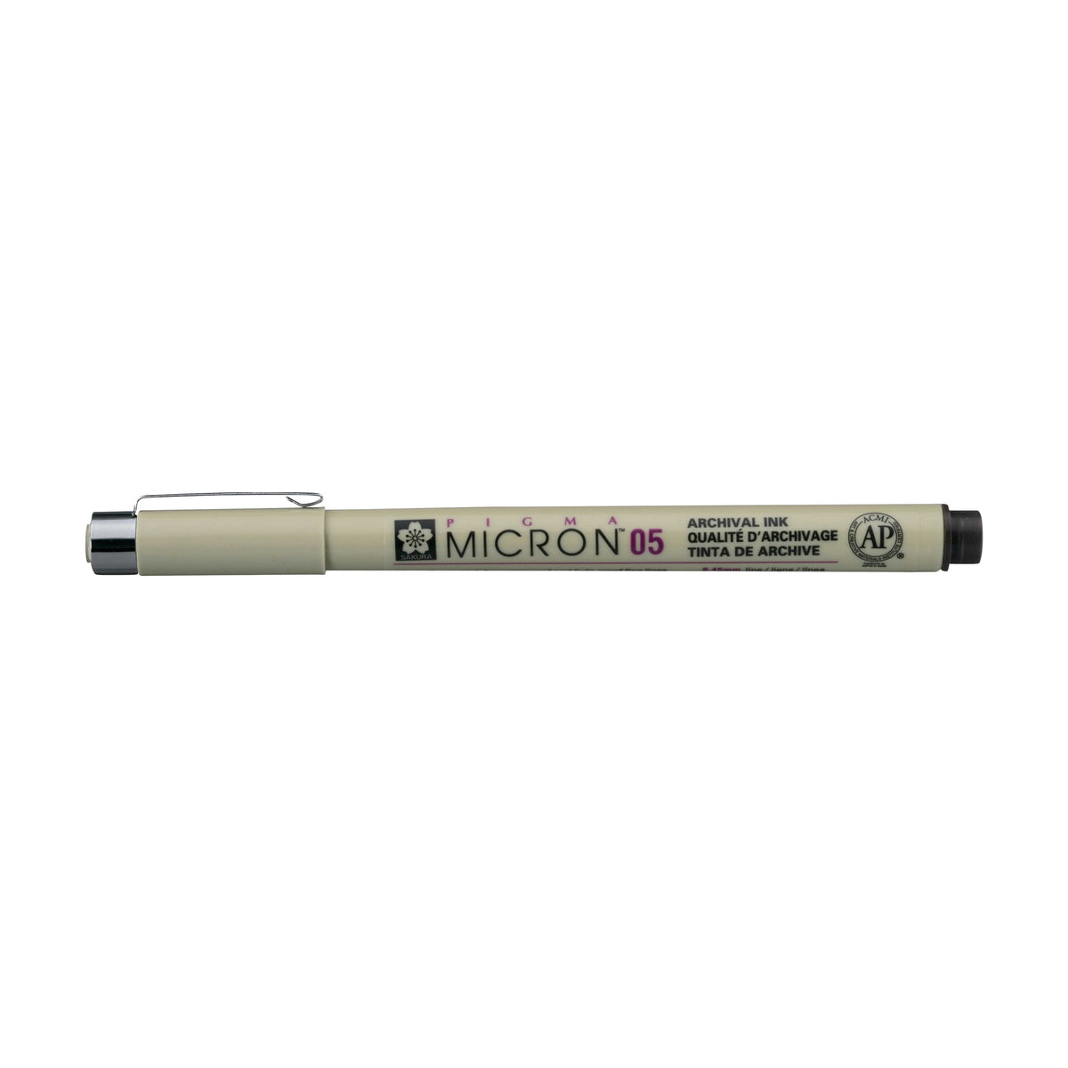 Sakura Pigma Micron 05 Fineliner 0,45 mm – 6er-Set – Sepia