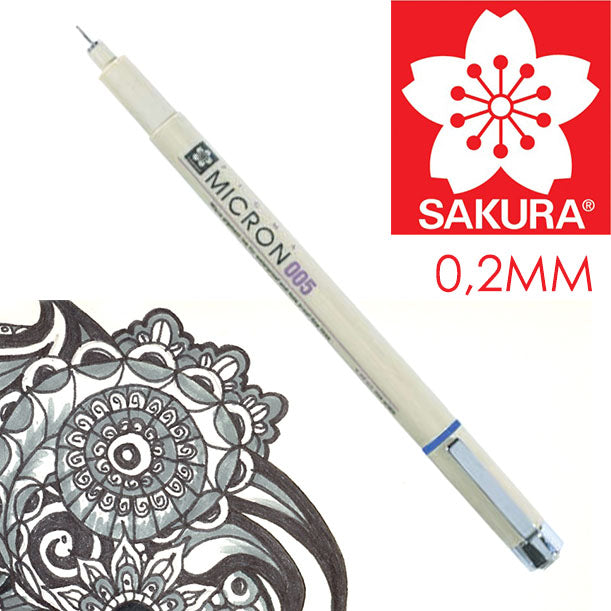 SAKURA Pigma Micron Fineliner BLACK | verschiedene Strichstärken — Bild 6