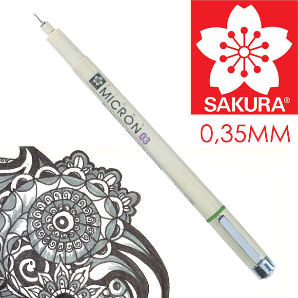 SAKURA Pigma Micron Fineliner BLACK | verschiedene Strichstärken — Bild 4