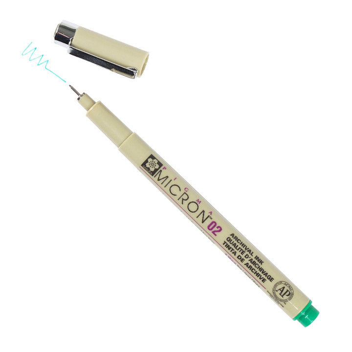 SAKURA Pigma Micron Fineliner GRÜN | verschiedene Strichstärken — Bild 2