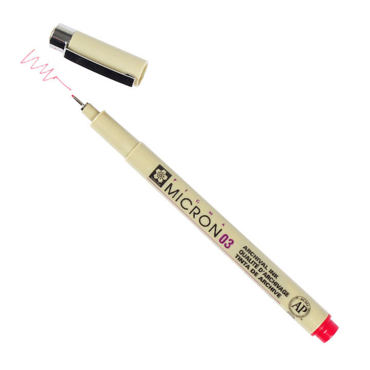 SAKURA Pigma Micron Fineliner ROT | verschiedene Strichstärken — Bild 1