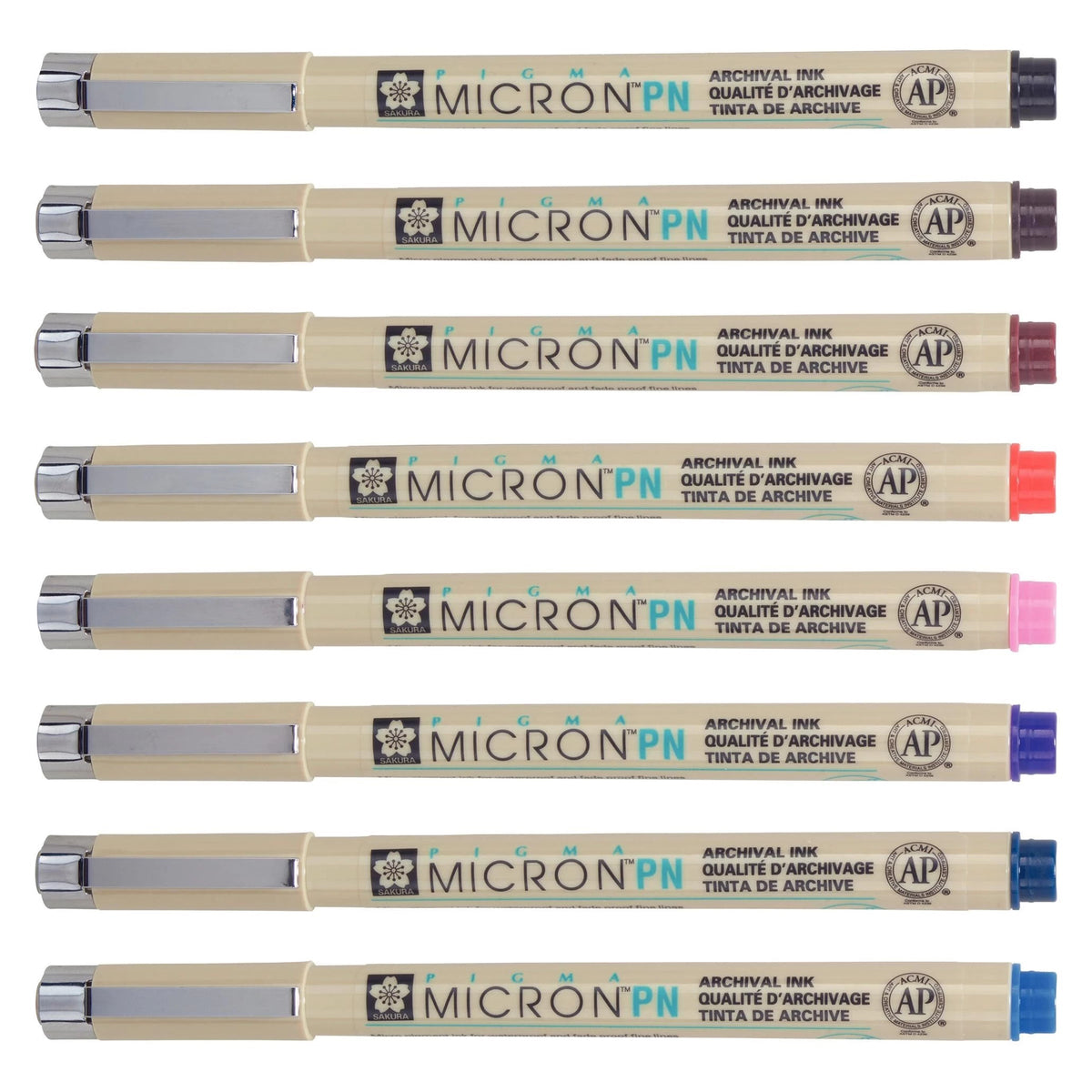 Sakura Pigma Micron PN Stifte-Set / 8 Stück
