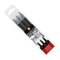 Sakura Pigma Tuschestifte-Set Schwarz / 3 Stück