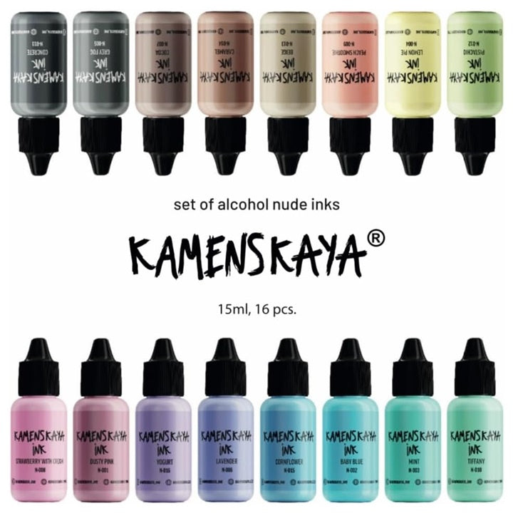 Satz Alkoholtinten NUDE KAMENSKAYA 16 x 15 ml — Bild 9
