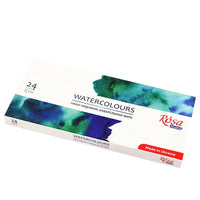 Satz Aquarellfarben, ROSA STUDIO, 24x2,5ml, volle Töpfe, Karton — Bild 4