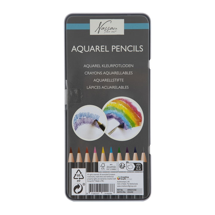 Satz Aquarellstifte 10 Stück — Bild 1
