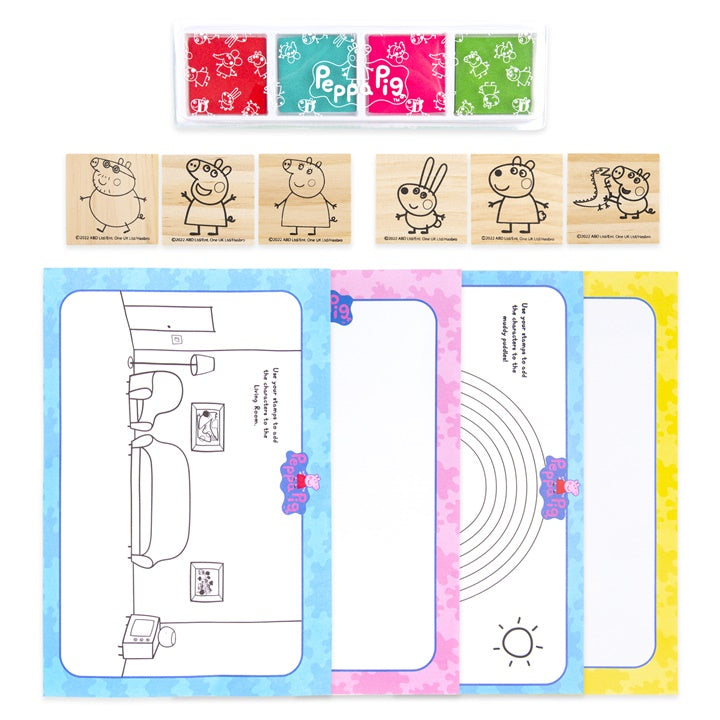 Satz Holzstempel PEPPA PIG — Bild 3