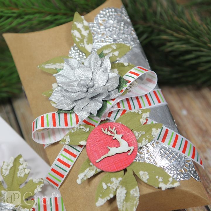 Satz mit 15 Weihnachtsaufklebern aus Karton | Rentier — Bild 10