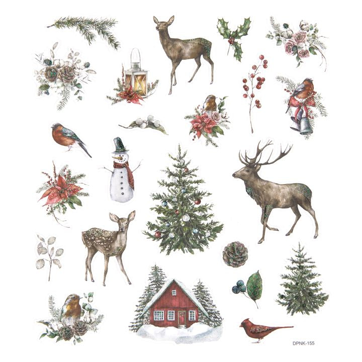Satz mit 23 Weihnachtsaufklebern — Bild 1