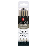 Satz technischer Stifte Sakura Pigma Micron 3 fineliners — Bild 4