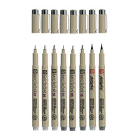 Satz technischer Stifte Sakura Pigma Micron Grautöne 8 Stück — Bild 5
