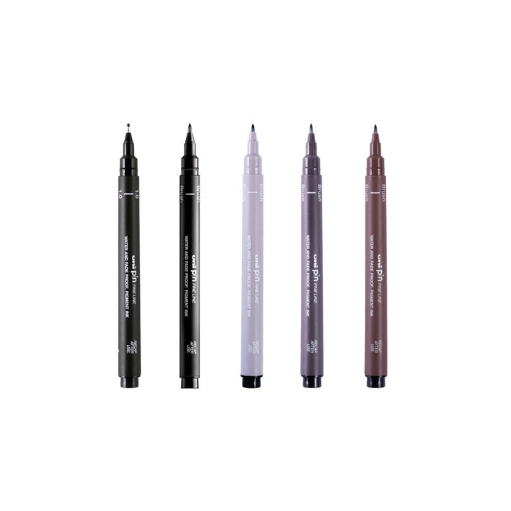 Satz UNI PIN Marker fineliner Flow and Flourish 5 Stück — Bild 6