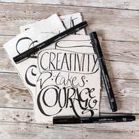 Satz UNI PIN Marker fineliner Love Lettering 5 Stück — Bild 9