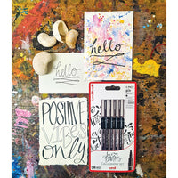 Satz UNI PIN Marker fineliner Love Lettering 5 Stück — Bild 10