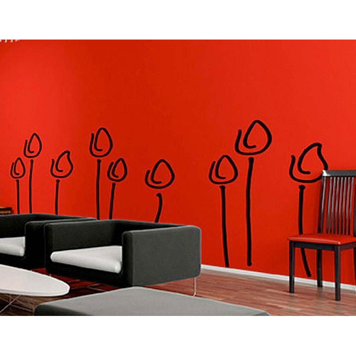 Schablone XXL Junge Rosen 7-teilig 140x100 cm — Bild 2