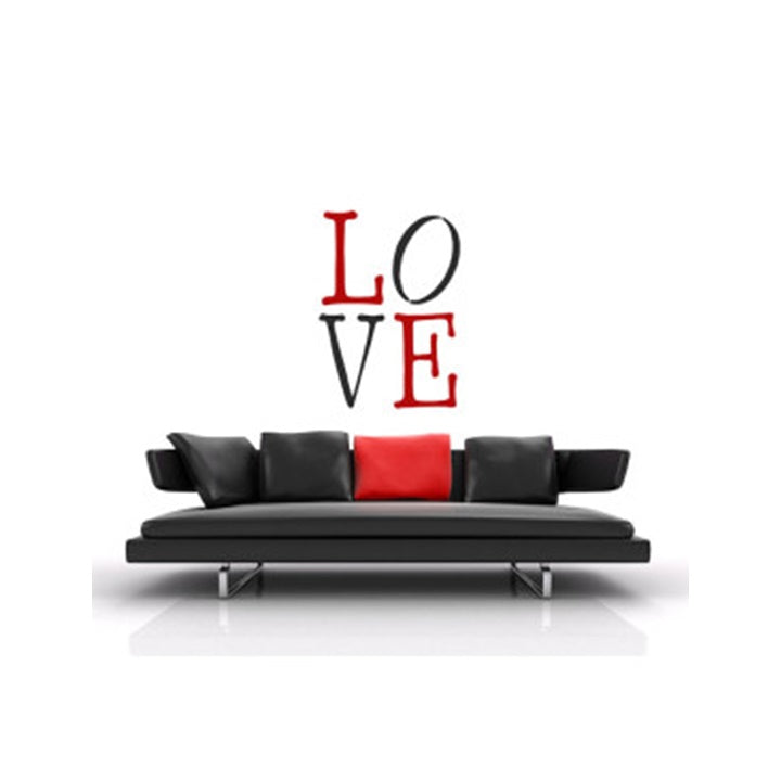 Schablone XXL LOVE 4-teilig 70x100 cm — Bild 2