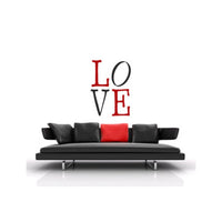 Schablone XXL LOVE 4-teilig 70x100 cm — Bild 2