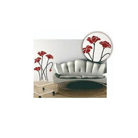 Schablone XXL Mohn 4-teilig 70x100 cm — Bild 2