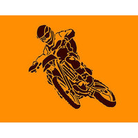 Schablone XXL Motorrad 5-teilig 105x100 cm — Bild 1