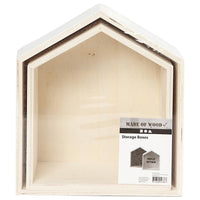 Schaukästen aus Holz (Hausform) — Bild 1