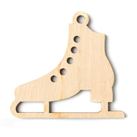 Schlittschuh-Ornamente aus Holz | verschiedene Abmessungen — Bild 1
