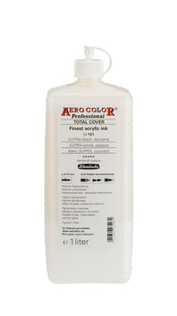 Schmincke AERO COLOR Professional Acryltinte 1 l – 101 SUPRA-Weiß, deckend