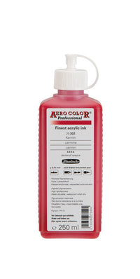 Schmincke AERO COLOR Professional Acryltinte 250 ml – 302 Karmin