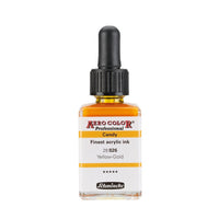 Schmincke AERO COLOR Professional Candy Acryltinte 28 ml – 026 Goldgelb
