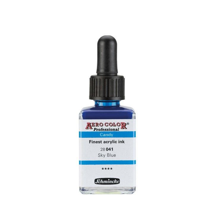 Schmincke AERO COLOR Professional Candy Acryltinte 28 ml – 041 Himmel Blau