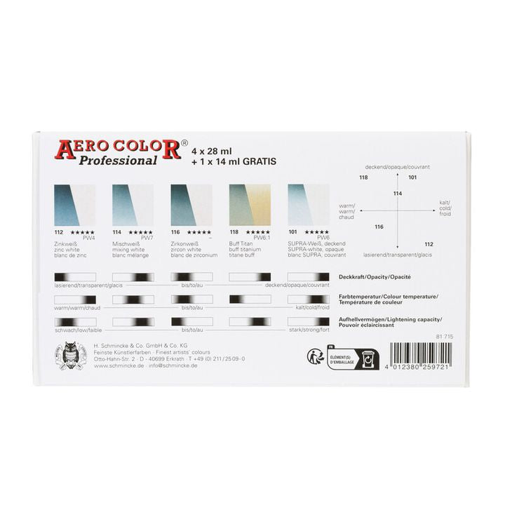 Schmincke Aero Color Weiß Set — Bild 7