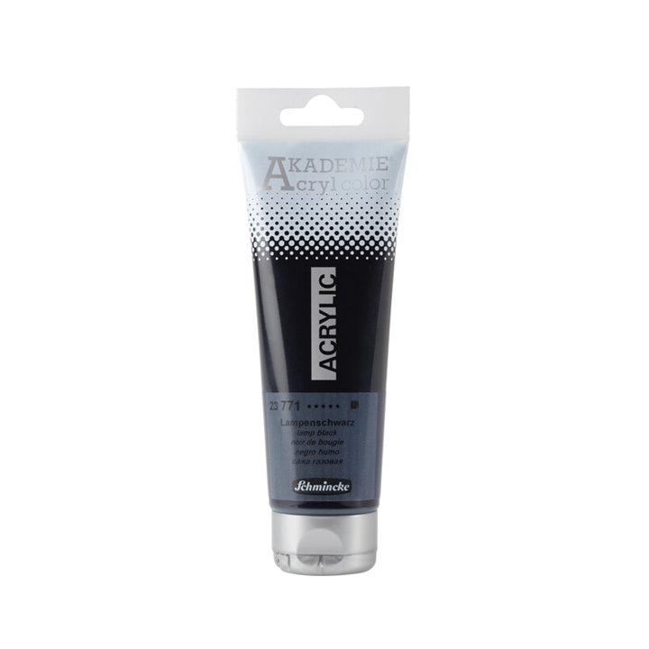 Schmincke AKADEMIE Acrylfarben 120 ml | verschiedene Farben - Lampenschwarz