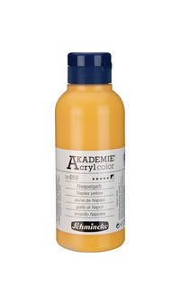 Schmincke AKADEMIE Acrylfarben 250 ml – 659 Neapel Gelb