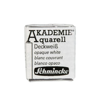 Schmincke AKADEMIE Aquarellfarben 1/2 Näpfchen – 111 blickdicht weiß